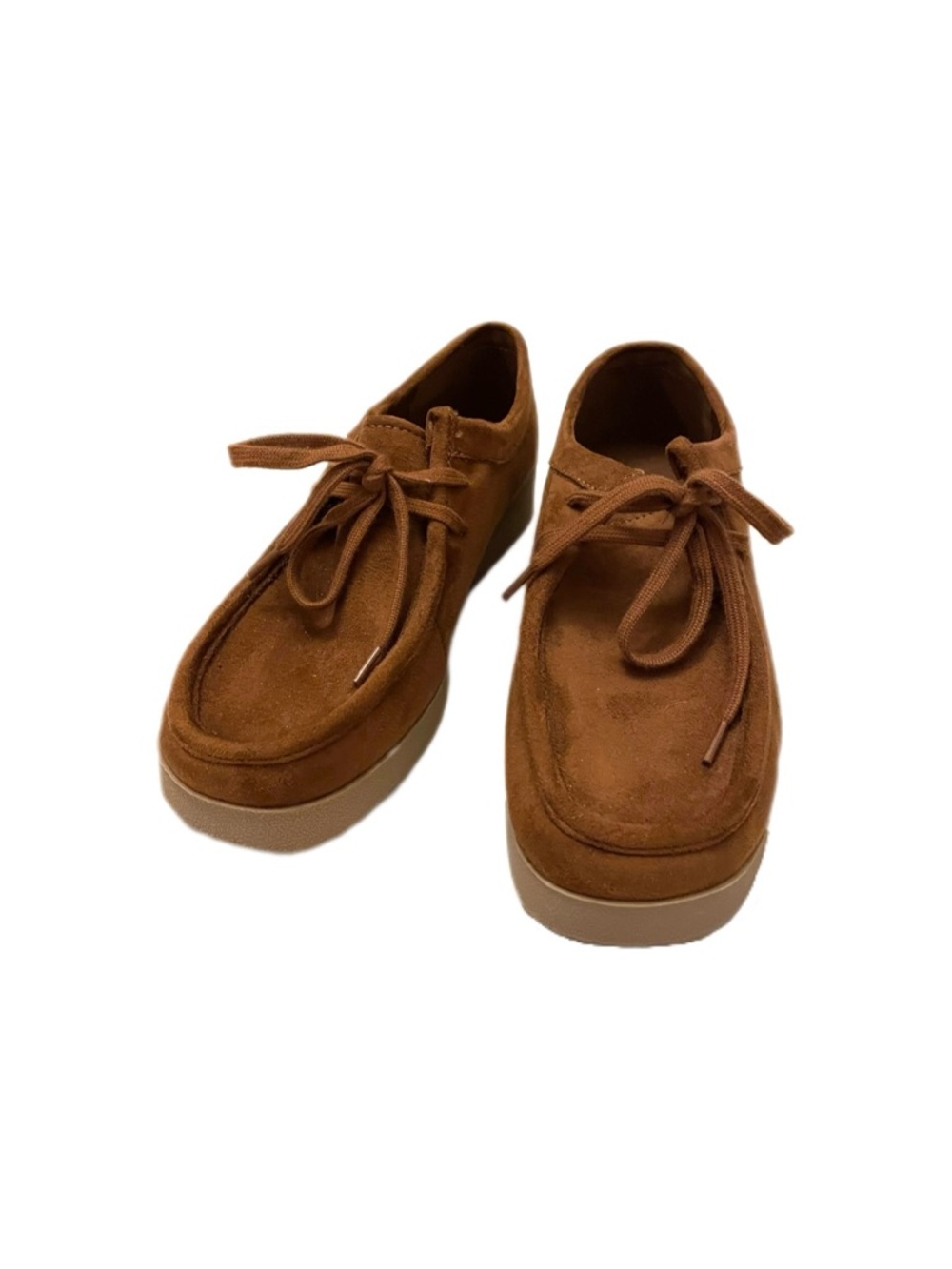 Old Navy Faux Suede Derby Boot / Hazelnut / New